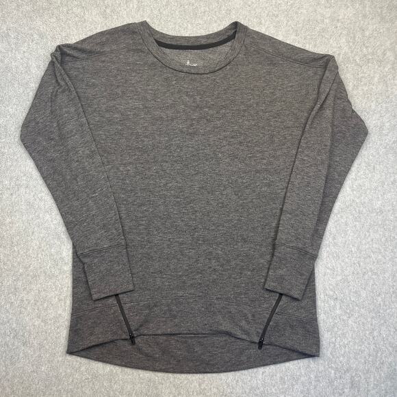 Cuddl Duds Tops - cuddl duds t-shirt gray crew neck long sleeve womens small